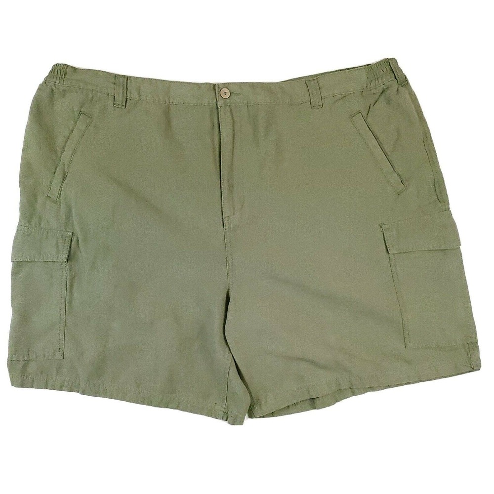 MENS KING SIZE CARGO SHORTS BIG & TALL SIZE 54 INSEAM KINGSIZE GREEN